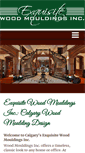 Mobile Screenshot of exquisitewoodmouldings.ca